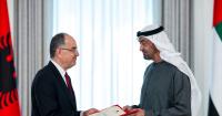 President Sheikh Mohamed receives state honour from Albanian President