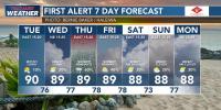 First Alert Forecast: Heavy rain heading in, flooding possible from Wednesday through Friday