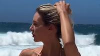 Glam golf influencer Bri Teresi amazes in tiny bikini as she soaks up sun on beach – ‘absolutely stunning as always’