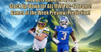 Boise State, NDSU grab pivotal Week Two wins! Are UNLV’s CFP hopes cooked? Stock Up/Down for ALL Mountain West/PAC-12 teams! Games of the Week Preview/Prediction! HP Ep. #170 OUT NOW!