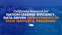 California honored for nation-leading efficiency and data-driven improvements in state services and programs 