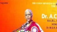 Education is a steadfast companion, unlike wealth: Sitharaman to grads