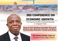 Justice Adjei calls for equitable Canada-Africa research partnerships beyond aid
