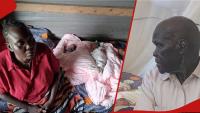 Netizens share emotional reactions as 78-year-old Juba man and wife welcome triplets