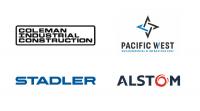 Supplier news from Alstom, Stadler, Pacific West and Coleman Industrial Construction