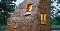 agricultural waste forms complete building system in new york house by LTL architects
