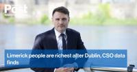 Limerick people are richest after Dublin, CSO data finds