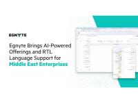 Egnyte Adds Arabic Language Support As Part Of Middle East AI Expansion