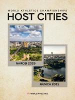 Nairobi awarded first athletics worlds in 2029; Munich 2031