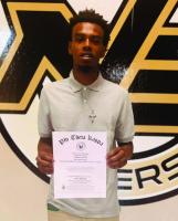 Stanford Lorenzo Spearman inducted into NEMCC’s Iota Zeta of Phi Theta Kappa Honor Society
