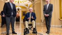Kentucky republicans applaud McConnell's return; Dems call for more transparency