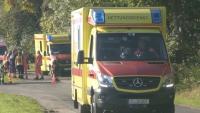 School bus tyre bursts during morning journey in Germany leaving 16 children in hospital