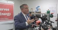 Gubernatorial candidate Bobby Charles discusses energy affordability in Bangor
