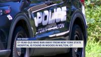 Police: 17-year-old who ran away from New York hospital found in Wilton