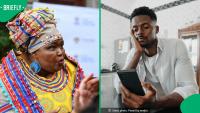 South Africans criticise Pemmy Majodina after minister apologises for swearing disabled resident