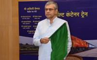 India’s First Salt Container Train Flagged Off From Gujarat’s Kutch To Mithapur