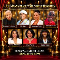 Baltimore Excellence: Area Leaders to Receive Joe Manns Black Wall Street Awards