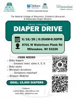 Post From Community: Medical College of Wisconsin to host 12-hour diaper drive during National Diaper Need Awareness Week
