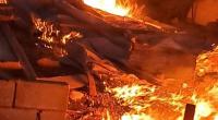 Israeli settlers burn Palestinian Property in Burqa, East of Ramallah