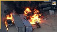 Los Angeles helicopter crash: 3 killed as TV news chopper covering SUV-bus collision crashes, bursts into flames, what happened?