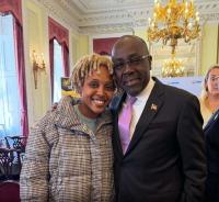 Young Antiguan Artist Annia Matthews Shines at CHOGM 2026 Cricket Match Launch in London
