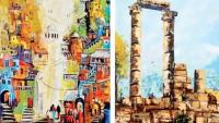 Across 4 Decades... Mohammad Al-Turki's Brush Weaves Amman's Stories