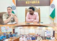 DC Kupwara reviews road safety, calls for strict enforcement
