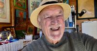 Retired police officer exhibits art for dementia charity