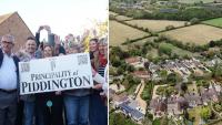 'The Principality of Piddington': Sleepy village votes to leave UK in symbolic referendum over plans for nearby migrant camp