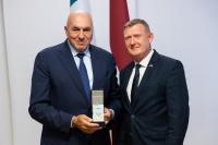 Special awards for Italian pilots who shot down drone over Latvia
