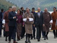 “Kuzuzangpo la Bhutan!”:EAM Jaishankar arrives in Paro, looks to advance India-Bhutan ties