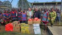 Bundaira prison receives food rations to compliment independence celebrations