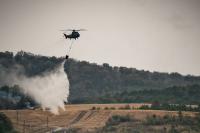 Rescue Units and Soldiers Join Forces for Spectacular Helicopter Fire Drill