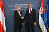 Đurić Confers with New Ambassador of Austria