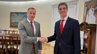 Jović Confers with New Ambassador of Spain