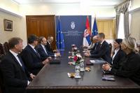 Đurić Confers with Emanuele Giaufret