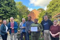 Alfreton care service blooms in national gardening competition