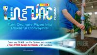 EXAIR Line Vac conveyors move materials with compressed air