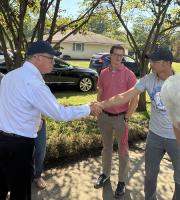 Governor Braun assesses storm recovery efforts, meets with affected families and local leaders