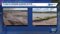 NMDOT warns drivers not to drive through flooded areas