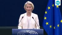 EU chief von der Leyen flags AI, climate, dependency risks in State of Union speech