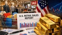 Gold price trades at $4,340/oz after retail sales rise 1.2% in August