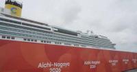 Italian cruise ship Costa Serena arrives in Nagoya to serve as Asian Games' floating Athletes' Village