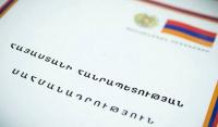 Special status of the church maintained in Armenia's new Constitution draft