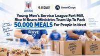 YMSL FORT MILL, RICE N BEANS MINISTRIES TEAM UP TO PACK 50,000 MEALS FOR PEOPLE IN NEED