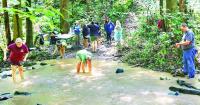 Teacher explore waterways at science education retreat
