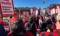 CMMC nurses protest what they say is management’s anti-unionization actions