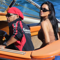 Kim Kardashian and Lewis Hamilton photographed together in Italy