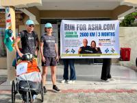 Swedish duo run 2,600 km from Ladakh to Jharkhand to support children, communities