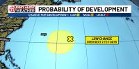 Continuing to monitor one area in the Atlantic